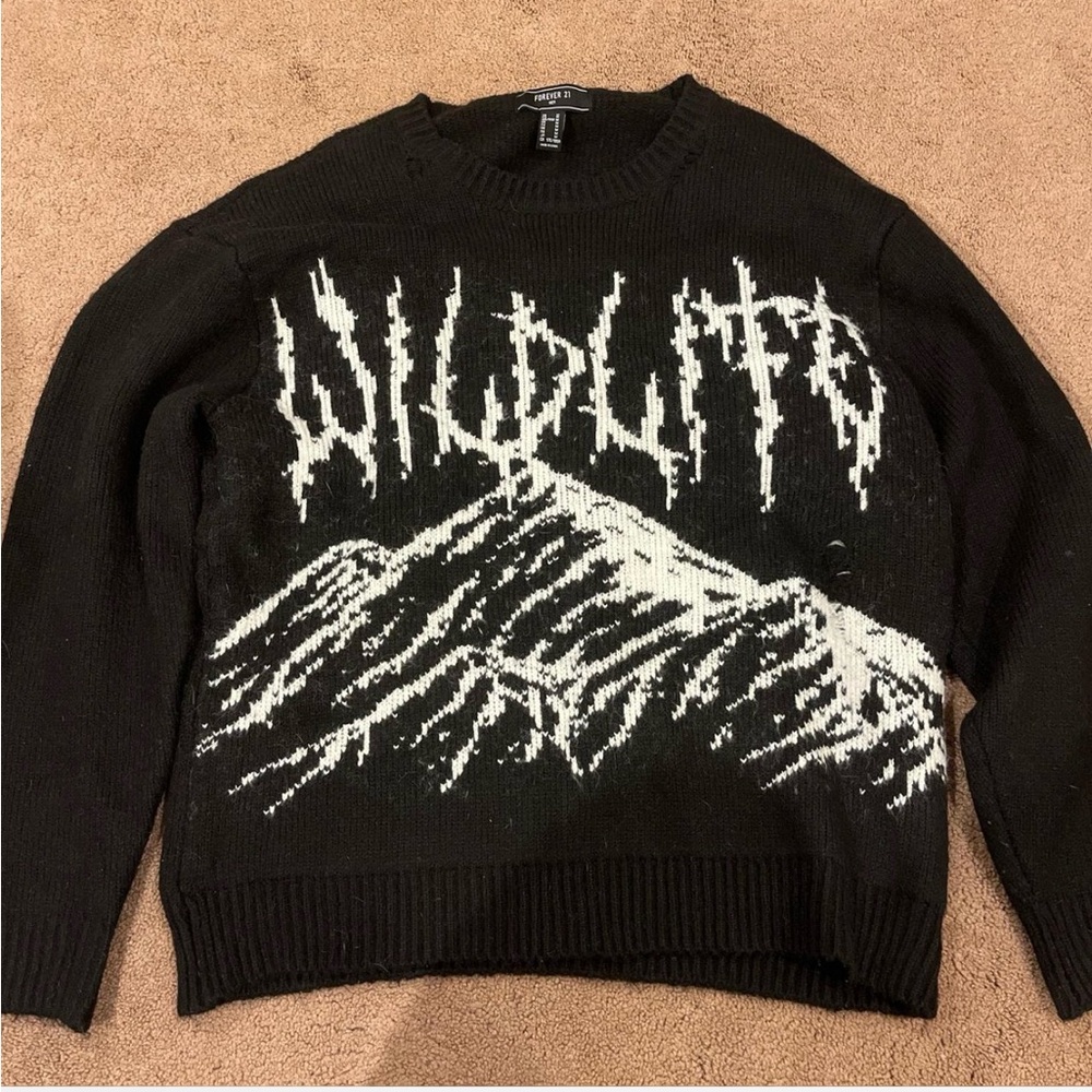 Forever 21 Mohair Sweatshirt Mens M